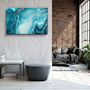 Autres décorations murales - Collection Marbre H15 - Décoration murale OceanGlass 110CMx70CM - ARTDESIGNA