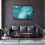 Autres décorations murales - Collection Marbre H15 - Décoration murale OceanGlass 110CMx70CM - ARTDESIGNA
