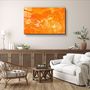 Other wall decoration - Marble Collection H18 - Orange JuiceGlass Wall Art  110CMx70CM - ARTDESIGNA