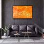 Other wall decoration - Marble Collection H18 - Orange JuiceGlass Wall Art  110CMx70CM - ARTDESIGNA