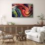 Other wall decoration - Marble Collection H19Glass Wall Art 110CMx70CM - ARTDESIGNA