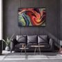 Other wall decoration - Marble Collection H19Glass Wall Art 110CMx70CM - ARTDESIGNA