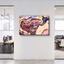 Other wall decoration - Marble Galaxy 3Glass Wall Art 110CMx70CM - ARTDESIGNA