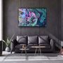 Other wall decoration - Marble Galaxy 2Glass Wall Art 110CMx70CM - ARTDESIGNA
