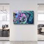 Other wall decoration - Marble Galaxy 2Glass Wall Art 110CMx70CM - ARTDESIGNA
