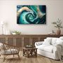 Other wall decoration - Marble Collection H23 - IslandGlass Wall Art  110CMx70CM - ARTDESIGNA