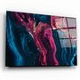 Autres décorations murales - Collection Marbre H24 - ViolettaGlass Wall Art 110CMx70CM - ARTDESIGNA