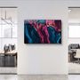 Autres décorations murales - Collection Marbre H24 - ViolettaGlass Wall Art 110CMx70CM - ARTDESIGNA