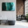 Autres décorations murales - Collection Marbre H26 - Décoration murale OceanGlass  110CMx70CM - ARTDESIGNA
