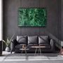 Other wall decoration - Green MarbleGlass Wall Art 110CMx70CM - ARTDESIGNA