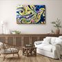Autres décorations murales - Art mural en verre Marbre Galaxy 4 110CMx70CM - ARTDESIGNA