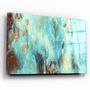 Autres décorations murales - Art mural en verre de marbre bleu naturel 110CMx70CM - ARTDESIGNA