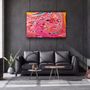 Autres décorations murales - Art mural en verre Marbre Galaxy 5 110CMx70CM - ARTDESIGNA