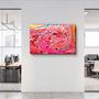 Autres décorations murales - Art mural en verre Marbre Galaxy 5 110CMx70CM - ARTDESIGNA