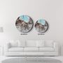 Other wall decoration - Marble PatternRounded Glass Wall Art 80CMX80CM - ARTDESIGNA