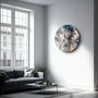 Autres décorations murales - Art mural en verre arrondi à motif de marbre 2 80CMX80CM - ARTDESIGNA