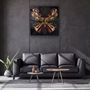 Other wall decoration - Butterfly LondonDesigners Collection Glass Wall Art 110CMx70CM - ARTDESIGNA