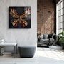 Other wall decoration - Butterfly LondonDesigners Collection Glass Wall Art 110CMx70CM - ARTDESIGNA