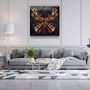 Other wall decoration - Butterfly LondonDesigners Collection Glass Wall Art 110CMx70CM - ARTDESIGNA