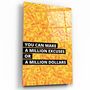 Other wall decoration - Million DollarsDesigners Collection Glass Wall Art 110CMx70CM - ARTDESIGNA