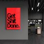 Other wall decoration - Get X Done | Designers Collection Glass Wall Art  110CMx70CM - ARTDESIGNA