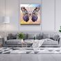 Other wall decoration - Butterfly NYCDesigners Collection Glass Wall Art 80CMX80CM - ARTDESIGNA