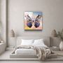 Other wall decoration - Butterfly NYCDesigners Collection Glass Wall Art 80CMX80CM - ARTDESIGNA