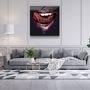 Other wall decoration - Epoca Lips2Designers Collection Glass Wall Art 110CMX70CM - ARTDESIGNA
