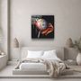 Other wall decoration - Epoca LipsDesigners Collection Glass Wall Art 100CMX100CM - ARTDESIGNA