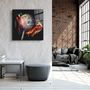 Other wall decoration - Epoca LipsDesigners Collection Glass Wall Art 100CMX100CM - ARTDESIGNA