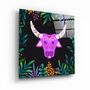 Other wall decoration - Animal Republic-Wild CattleDesigners Collection Glass Wall Art 80CMX80CM - ARTDESIGNA