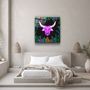 Other wall decoration - Animal Republic-Wild CattleDesigners Collection Glass Wall Art 80CMX80CM - ARTDESIGNA