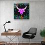 Other wall decoration - Animal Republic-Wild CattleDesigners Collection Glass Wall Art 80CMX80CM - ARTDESIGNA