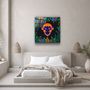 Other wall decoration - Animal Republic-MonkeyDesigners Collection Glass Wall Art 80CMX80CM - ARTDESIGNA