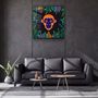 Other wall decoration - Animal Republic-MonkeyDesigners Collection Glass Wall Art 80CMX80CM - ARTDESIGNA