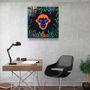 Other wall decoration - Animal Republic-MonkeyDesigners Collection Glass Wall Art 80CMX80CM - ARTDESIGNA