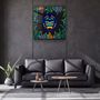Autres décorations murales - Animal Republic-GorillaDesigners Collection Décoration murale en verre 80CMX80CM - ARTDESIGNA