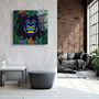 Autres décorations murales - Animal Republic-GorillaDesigners Collection Décoration murale en verre 80CMX80CM - ARTDESIGNA