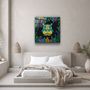 Other wall decoration - Animal Republic-HippoDesigners Collection Glass Wall Art 80CMX80CM - ARTDESIGNA
