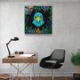 Autres décorations murales - Animal Republic-EagleDesigners Collection Décoration murale en verre 80CMX80CM - ARTDESIGNA