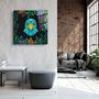 Autres décorations murales - Animal Republic-EagleDesigners Collection Décoration murale en verre 80CMX80CM - ARTDESIGNA