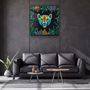 Other wall decoration - Animal Republic-CheetahDesigners Collection Glass Wall Art 80CMX80CM - ARTDESIGNA
