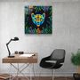 Other wall decoration - Animal Republic-CheetahDesigners Collection Glass Wall Art 80CMX80CM - ARTDESIGNA