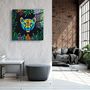 Other wall decoration - Animal Republic-CheetahDesigners Collection Glass Wall Art 80CMX80CM - ARTDESIGNA