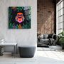 Autres décorations murales - Art mural en verre de la collection Orangutan Designer d'Animal Republic 80CMX80CM - ARTDESIGNA