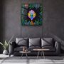 Other wall decoration - Animal Republic-BaboonDesigners Collection Glass Wall Art 80CMX80CM - ARTDESIGNA