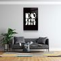 Autres décorations murales - Art mural en verre de la collection Do Epic X Black Designer 110CMx70CM - ARTDESIGNA