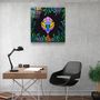 Other wall decoration - Animal Republic-BaboonDesigners Collection Glass Wall Art 80CMX80CM - ARTDESIGNA