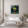 Autres décorations murales - Animal Republic-SnakeDesigners Collection Décoration murale en verre 80CMX80CM - ARTDESIGNA
