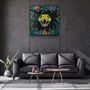 Autres décorations murales - Animal Republic-SnakeDesigners Collection Décoration murale en verre 80CMX80CM - ARTDESIGNA